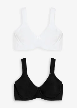 Minimizer T-Shirt BH mit Bügel mit Bio-Baumwolle (2er Pack)