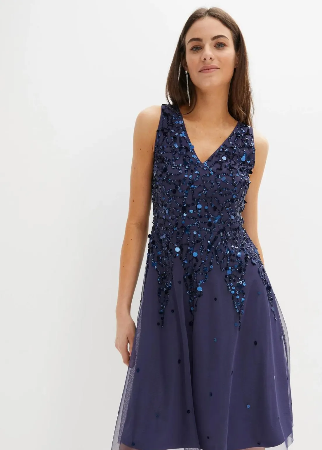 Mini-Paillettenkleid