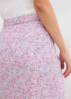 Minirock aus fließender Viskose