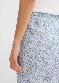 Minirock aus fließender Viskose