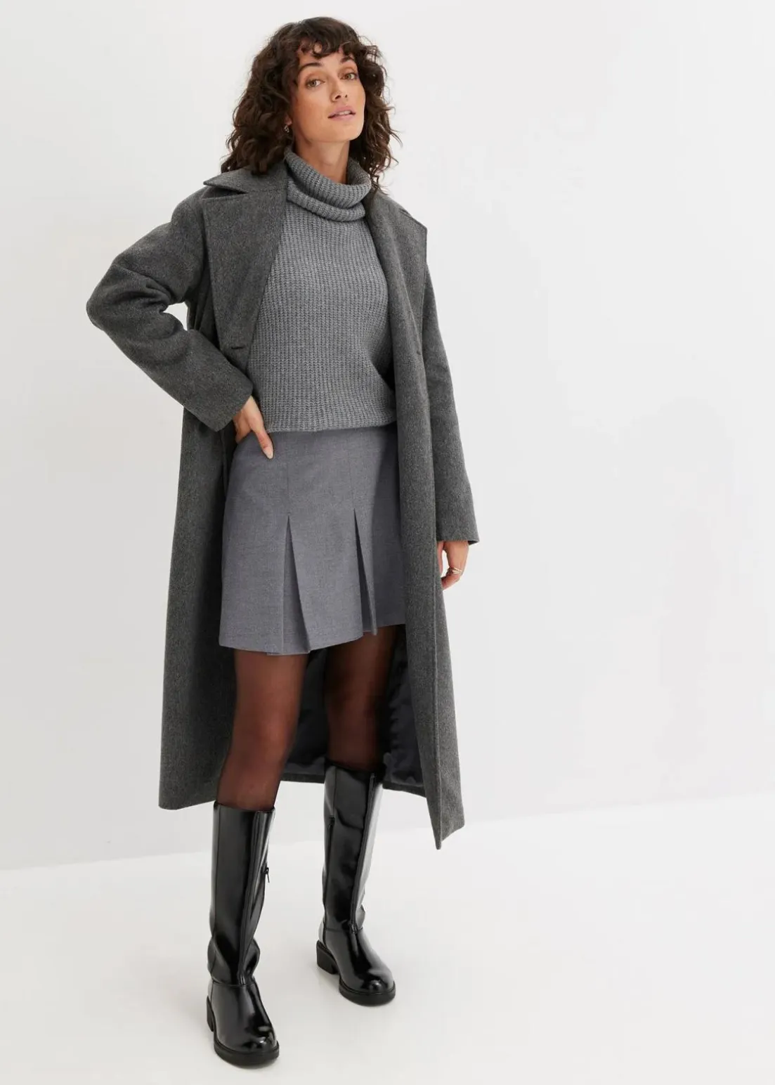 Minirock aus Viskose-Mix