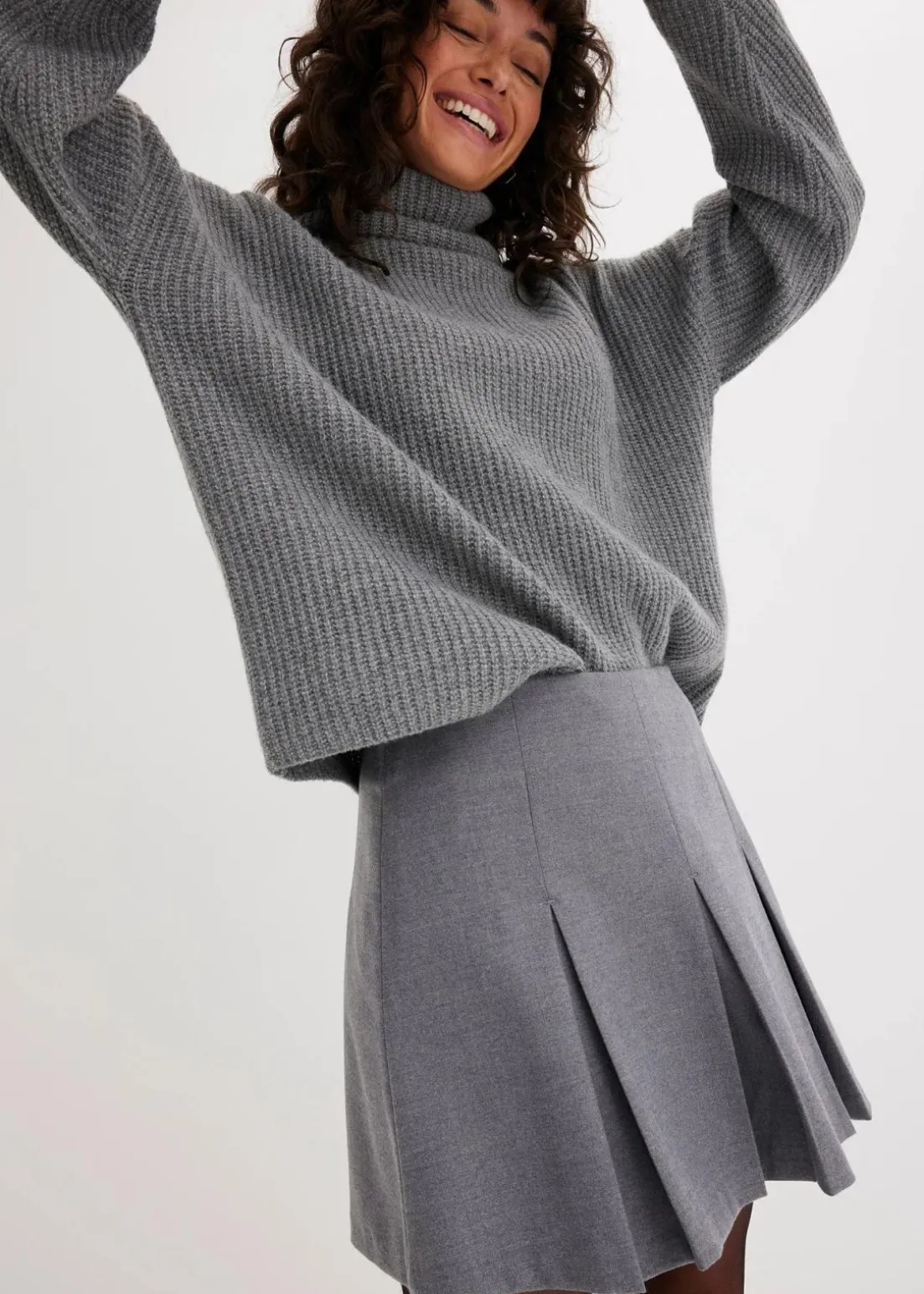 Minirock aus Viskose-Mix