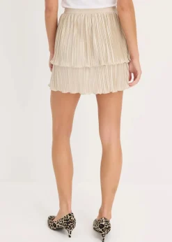 Minirock mit Plissee
