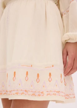 Minirock mit Stickerei