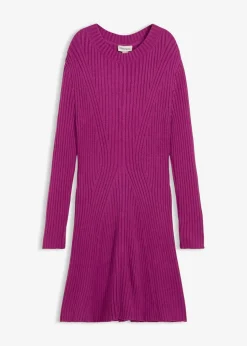 Mini-Strickkleid aus softem Viskose-Mix