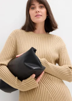 Mini-Strickkleid aus softem Viskose-Mix