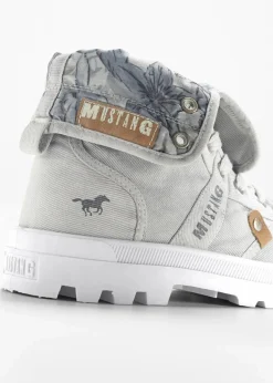 Mustang High-Top-Sneaker aus Baumwoll-Canvas