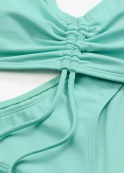 Neckholder-Bikini mit Raffung (2-tlg.Set)