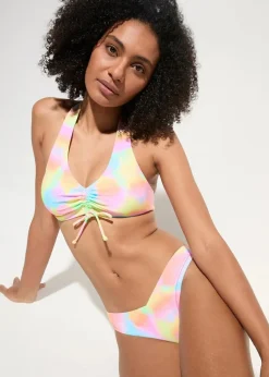 Neckholder-Bikini mit Raffung (2-tlg.Set)