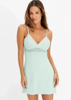 Negligé aus softem Viskose-Mix