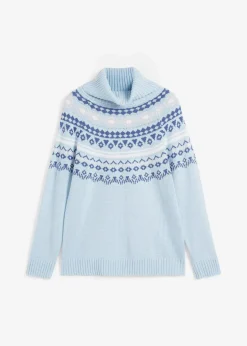 Norweger-Rollkragenpullover