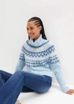 Norweger-Rollkragenpullover