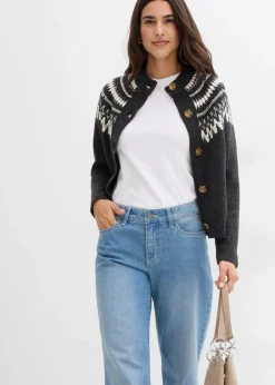 Norweger-Strickjacke