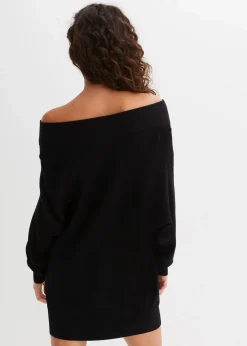 Off-Shoulder-Pullover aus Viskose-Mix