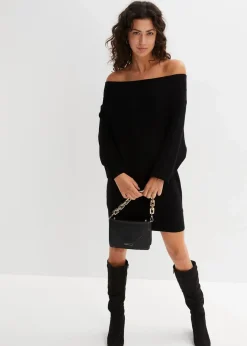 Off-Shoulder-Pullover aus Viskose-Mix