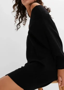 Off-Shoulder-Pullover aus Viskose-Mix