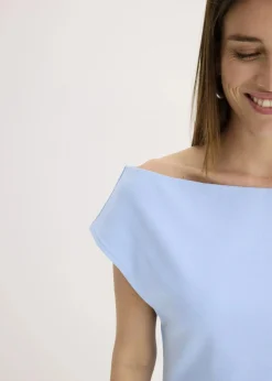 Off-Shoulder-Shirt aus reiner Bio-Baumwolle