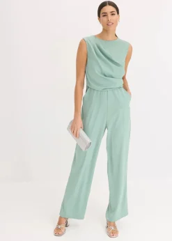Overall aus glänzendem Satin