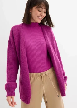 Oversize Grobstrickjacke