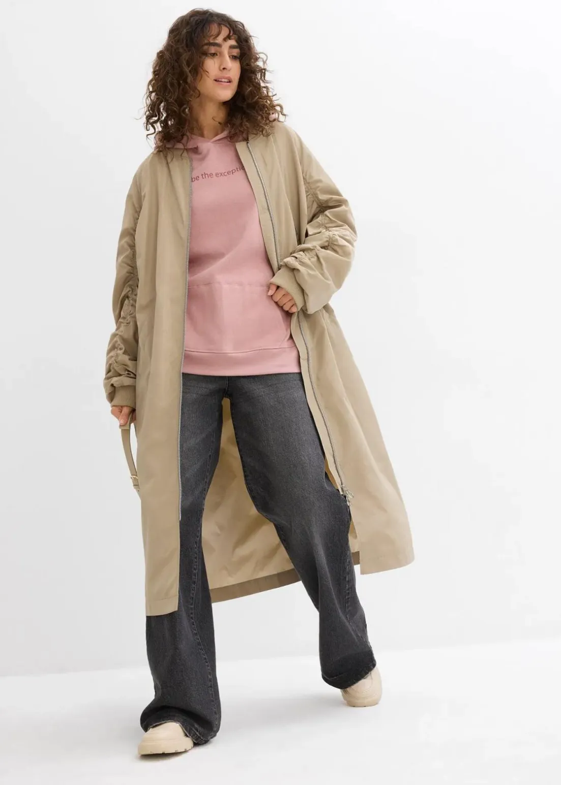 Oversize Hoodie aus reiner Bio-Baumwolle