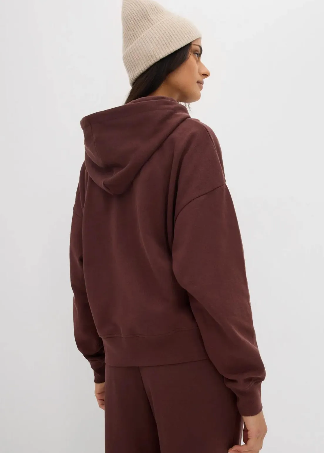Oversize Hoodie aus reiner Baumwolle