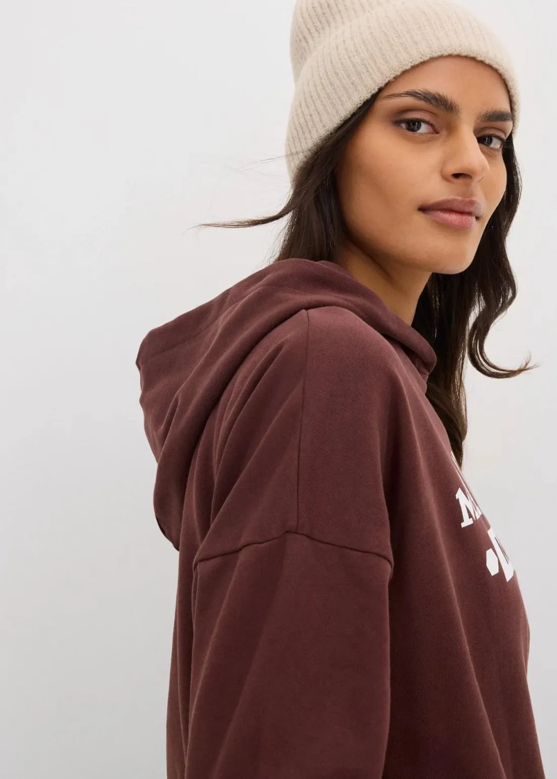Oversize Hoodie aus reiner Baumwolle