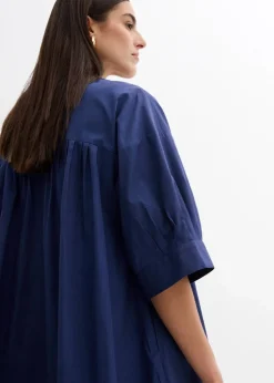 Oversize Kaftan-Kleid aus reiner Bio-Baumwolle