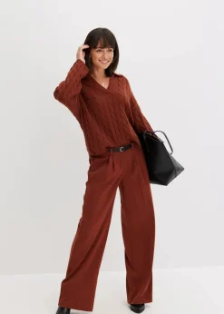 Oversize Pullover aus weichem Kaschmir-Mix