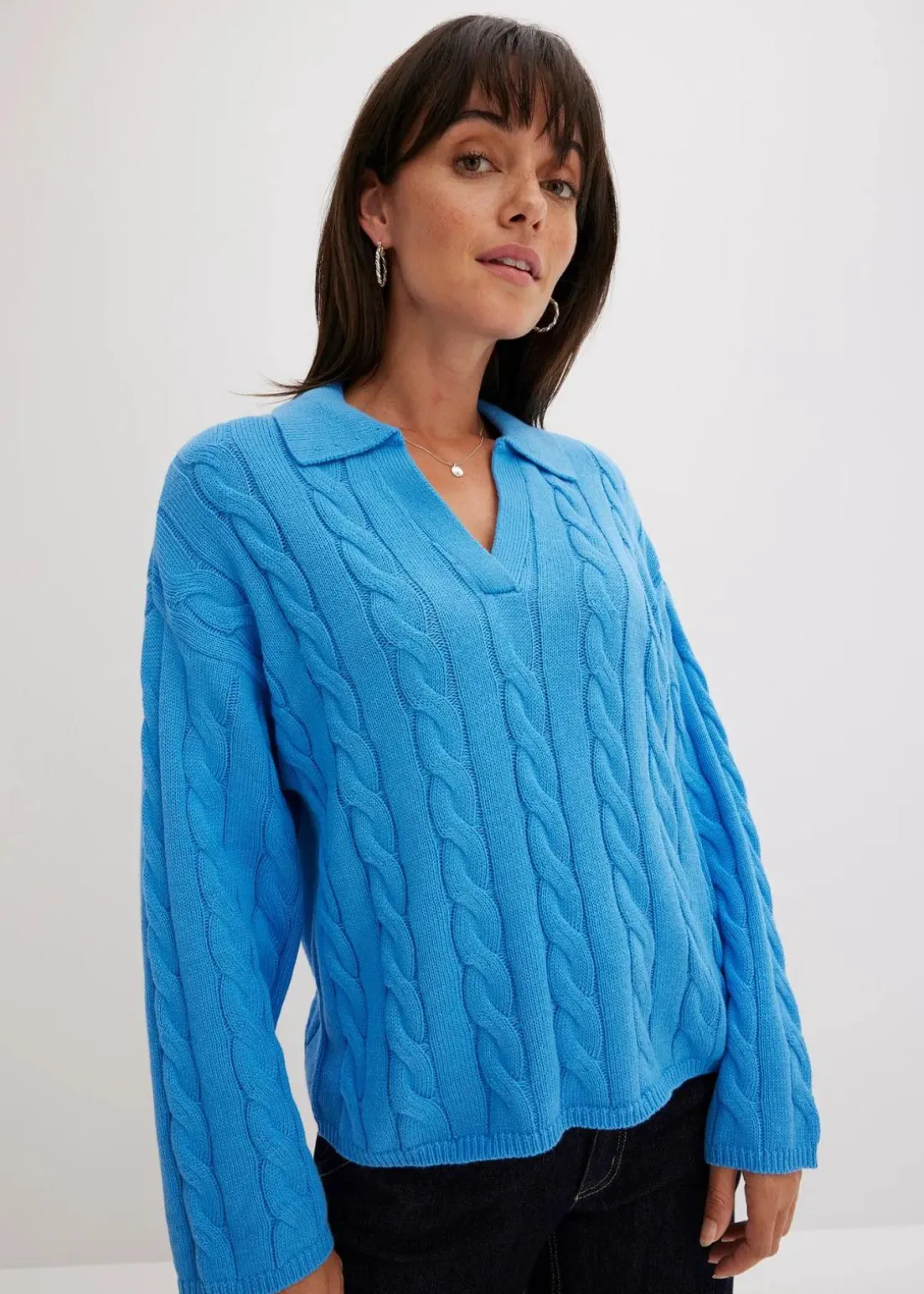 Oversize Pullover aus weichem Kaschmir-Mix