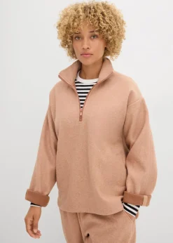 Oversize Pullover in Wolloptik