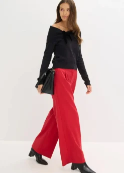 Oversize Pullover mit Camrenausschnitt