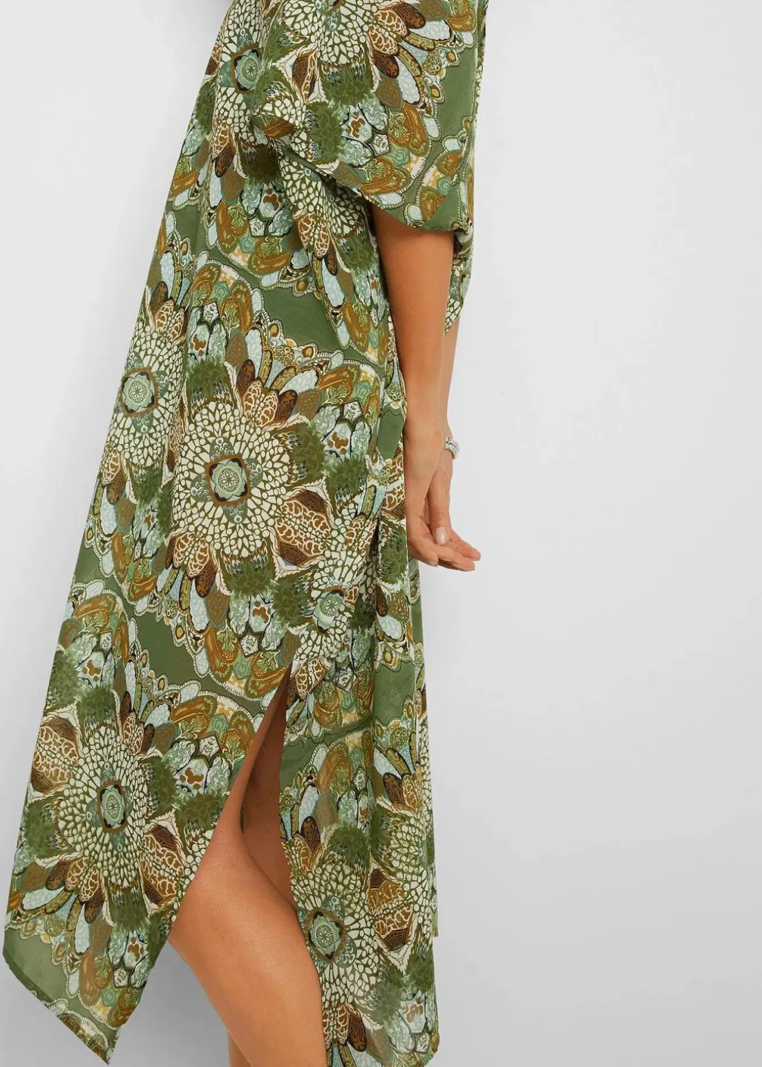 Oversize Strandtunika aus leichtem Chiffon