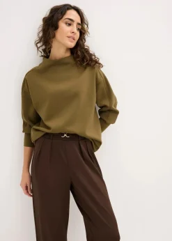 Oversize Sweatshirt aus weichem Scuba