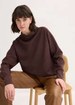 Oversize Sweatshirt aus weichem Scuba