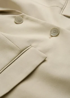 Oversize-Blazer mit leichten Schulterpolstern