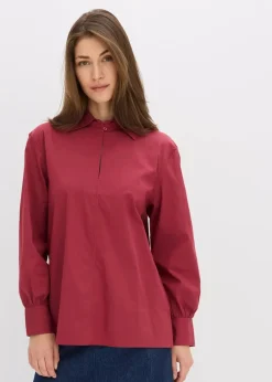 Oversize-Bluse mit Volumenärmel
