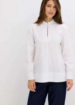 Oversize-Bluse mit Volumenärmel