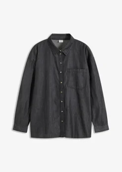 Oversized Jeanshemd aus Bio-Baumwolle