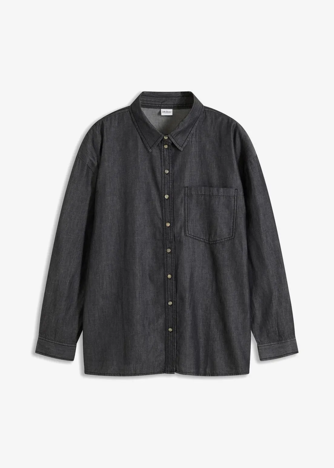 Oversized Jeanshemd aus Bio-Baumwolle