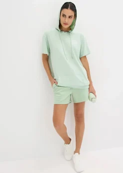 Oversized Sport-Shirt mit Kapuze, schnelltrocknend