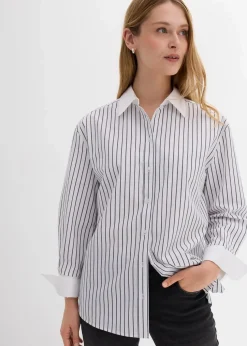 Oversize-Hemd aus reiner Baumwolle