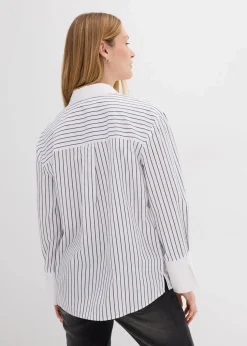 Oversize-Hemd aus reiner Baumwolle