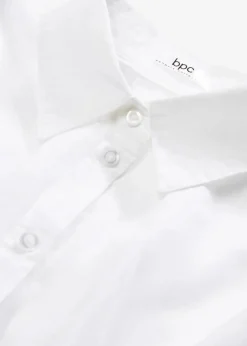 Oversize-Hemd aus Baumwolle mit 3/4 Arm