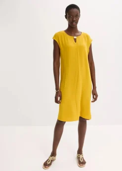 Oversize-Kleid aus strukturiertem Crêpe
