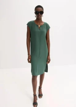 Oversize-Kleid aus strukturiertem Crêpe