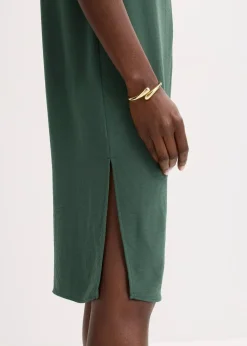 Oversize-Kleid aus strukturiertem Crêpe