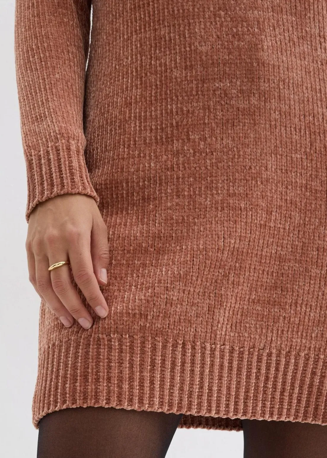 Oversize-Kleid in Strick