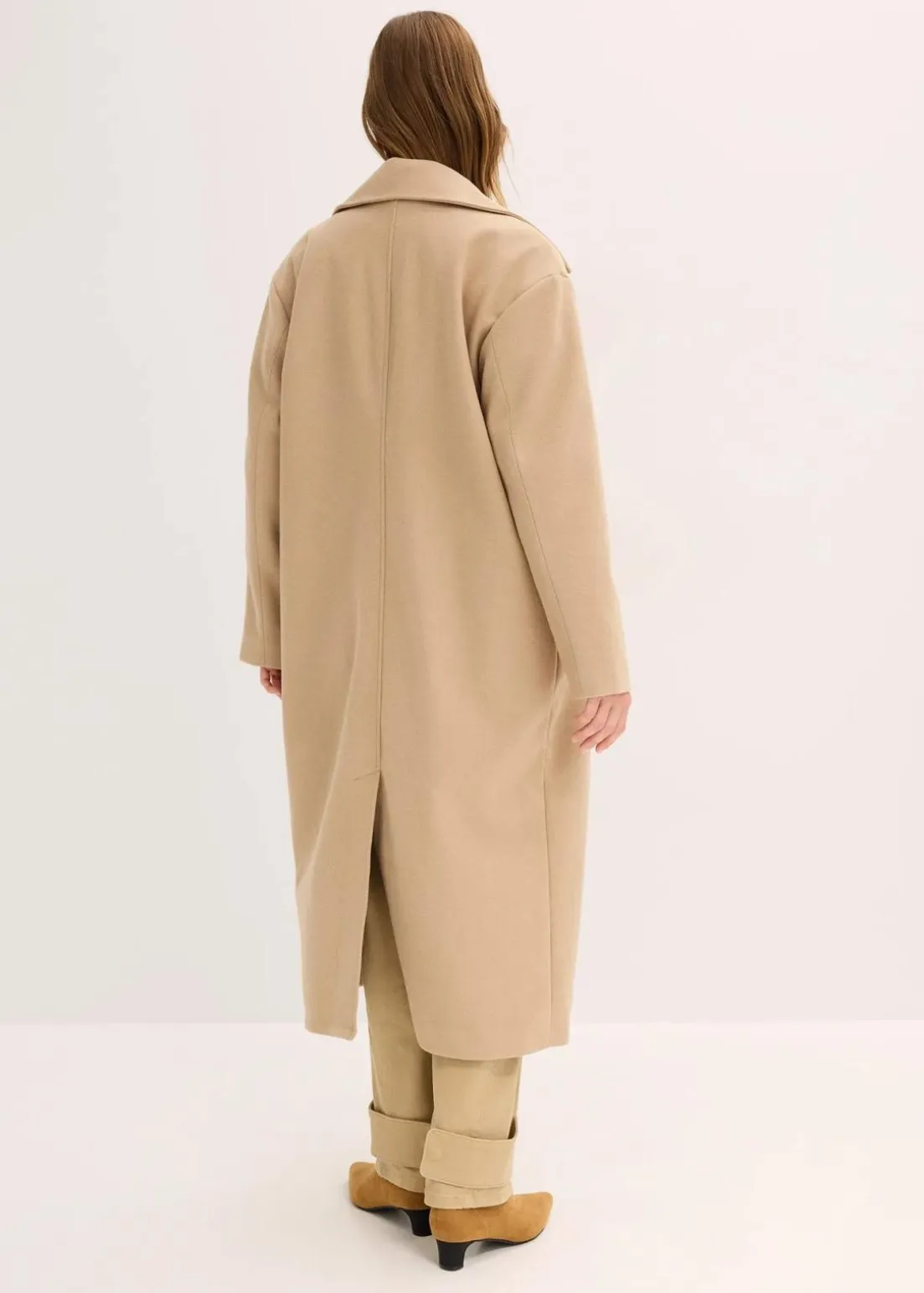 Oversize-Mantel in Wolloptik