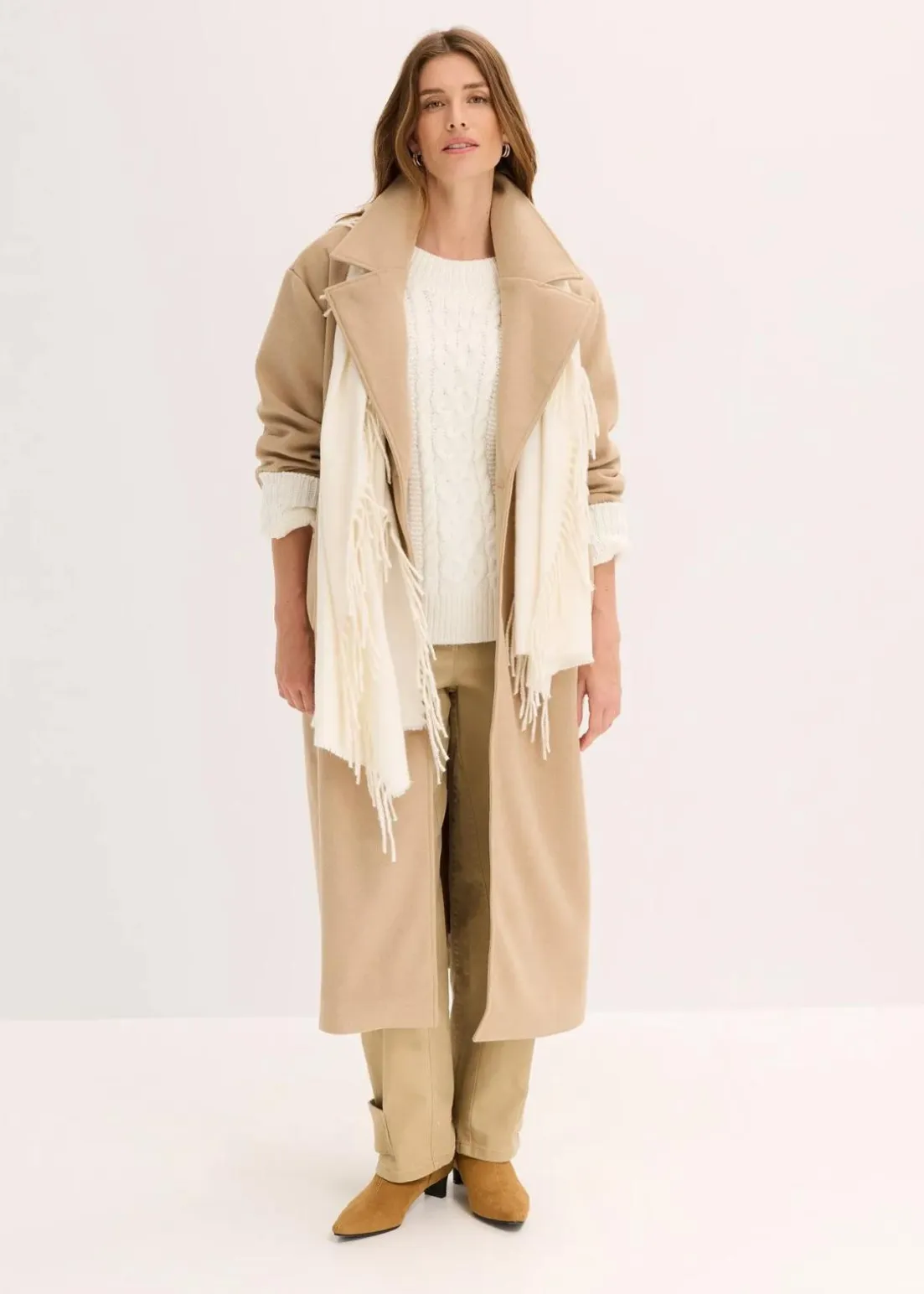 Oversize-Mantel in Wolloptik