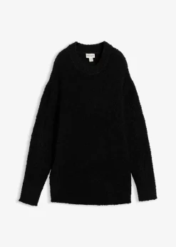 Oversize-Pullover aus Flauschgarn